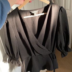 Miss Selfridge black blouse.